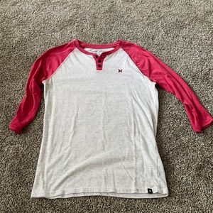 Hurley 3/4 sleeve shirt